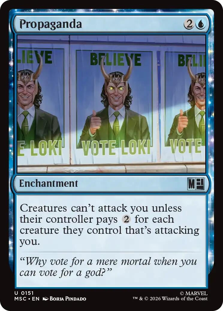 Image for Propaganda (151) [Commander: Marvel Super Heroes] - Magic: The Gathering