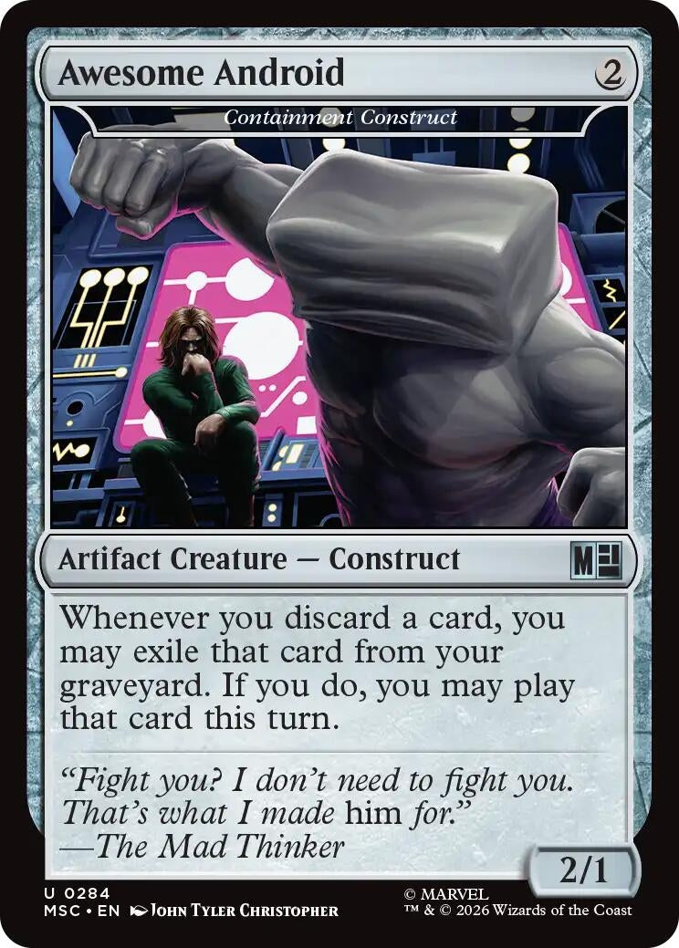 Image for Awesome Android - Containment Construct (284) [Commander: Marvel Super Heroes] - Magic: The Gathering