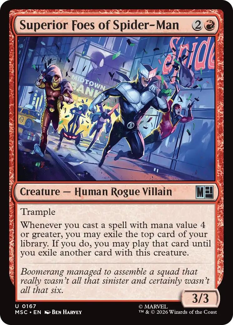 Image for Superior Foes of Spider-Man (167) [Commander: Marvel Super Heroes] - Magic: The Gathering
