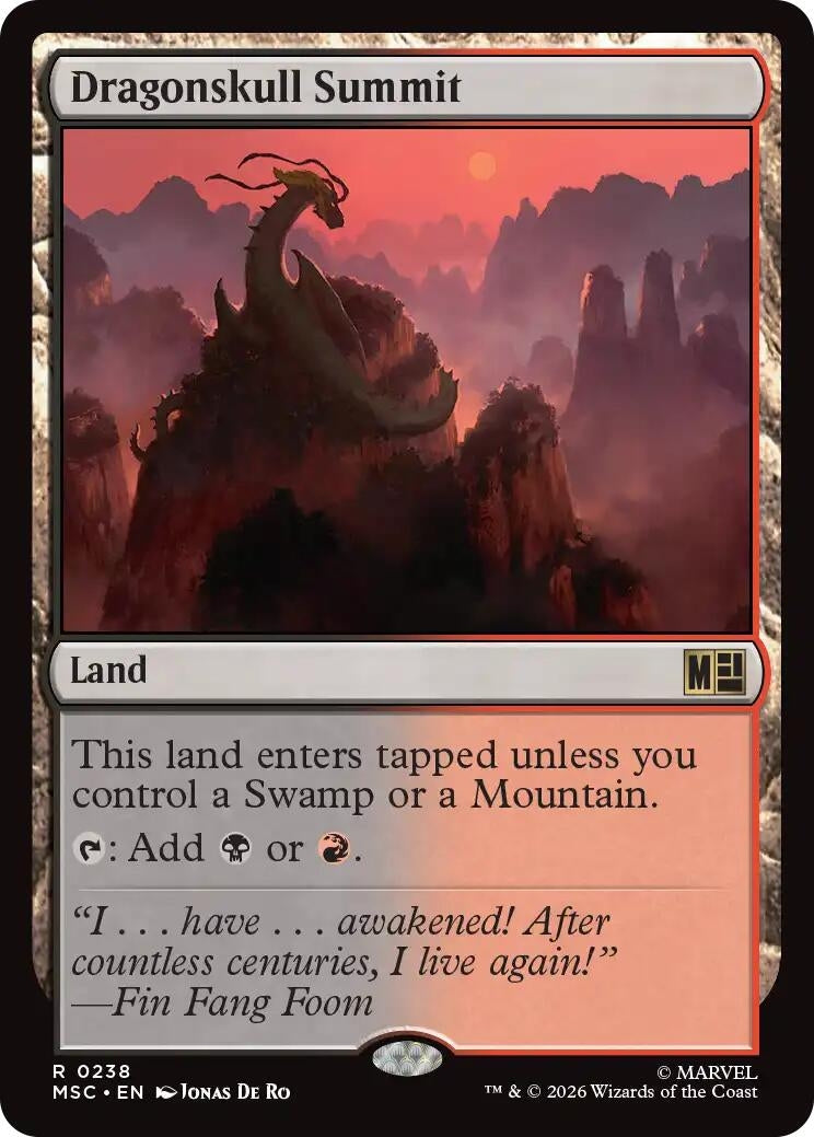 Image for Dragonskull Summit (238) [Commander: Marvel Super Heroes] - Magic: The Gathering