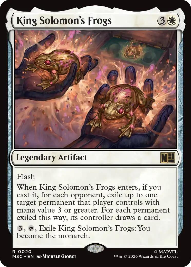 Image for King Solomon's Frogs (20) [Commander: Marvel Super Heroes] - Magic: The Gathering