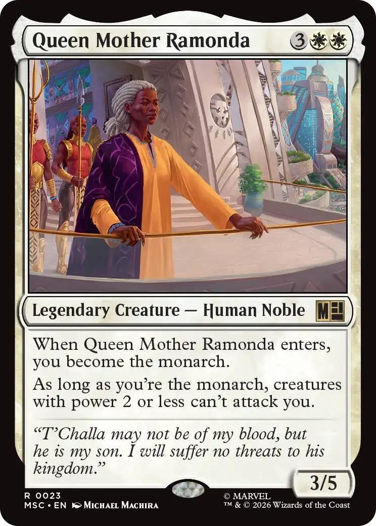 Image for Queen Mother Ramonda (23) [Commander: Marvel Super Heroes] - Magic: The Gathering