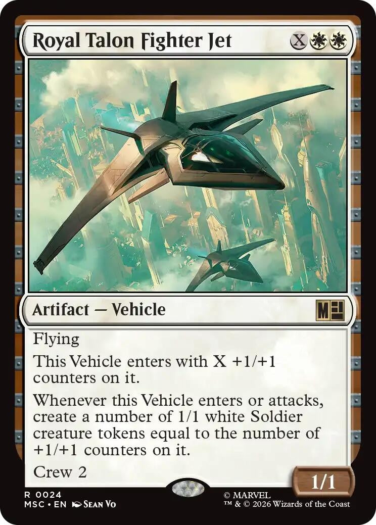 Image for Royal Talon Fighter Jet (24) [Commander: Marvel Super Heroes] - Magic: The Gathering