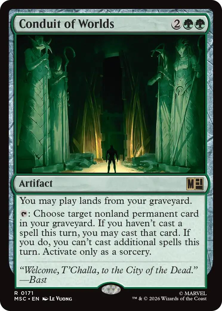 Image for Conduit of Worlds (171) [Commander: Marvel Super Heroes] - Magic: The Gathering