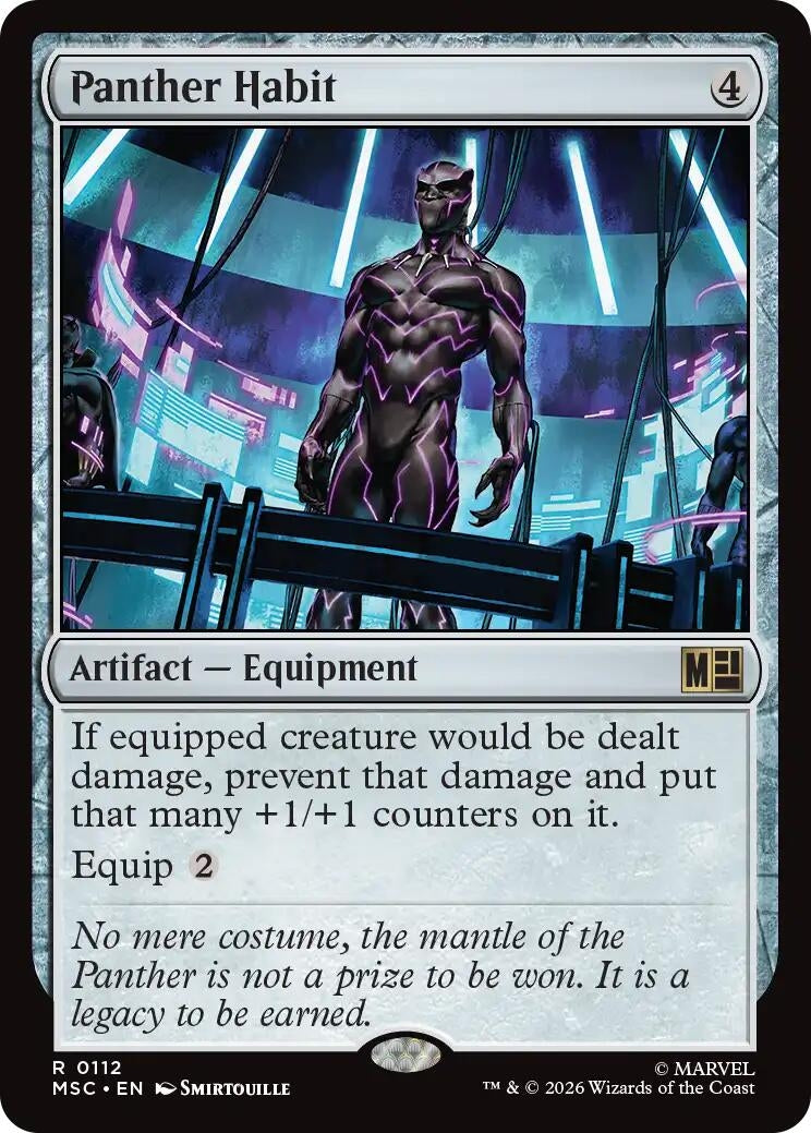 Image for Panther Habit (112) [Commander: Marvel Super Heroes] - Magic: The Gathering