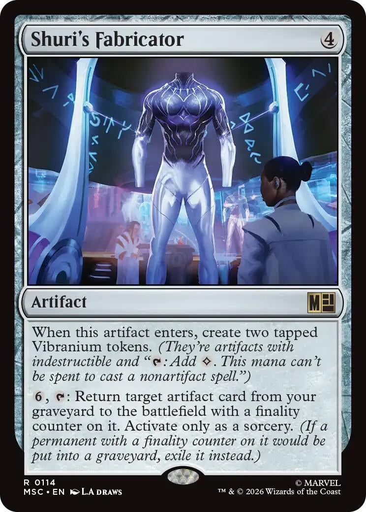 Image for Shuri's Fabricator (114) [Commander: Marvel Super Heroes] - Magic: The Gathering
