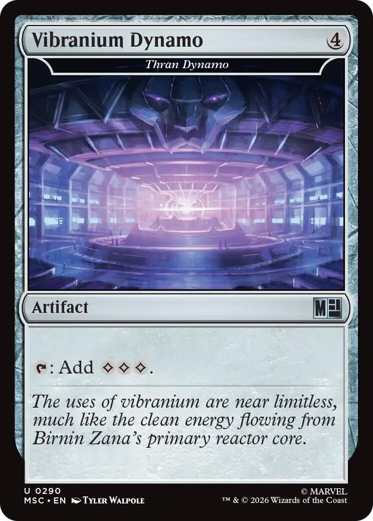Image for Vibranium Dynamo - Thran Dynamo (290) [Commander: Marvel Super Heroes] - Magic: The Gathering