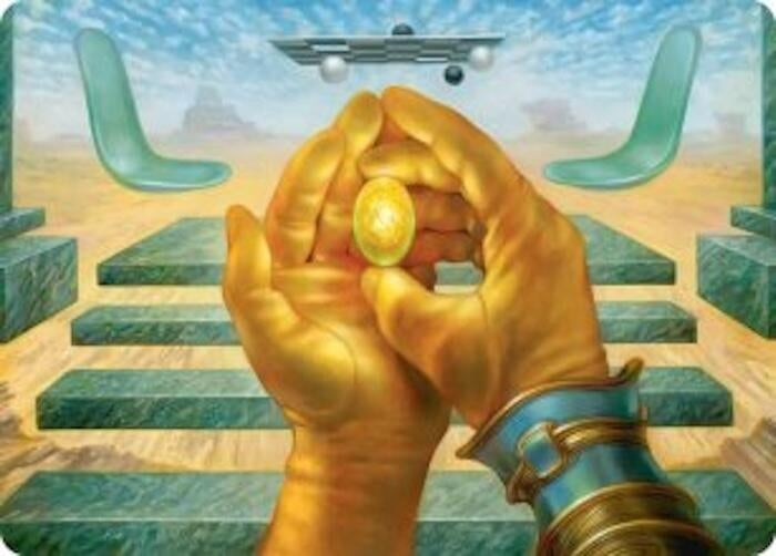 Image for The Mind Stone Art Card (3) [Art Series: Marvel Super Heroes] - Magic: The Gathering