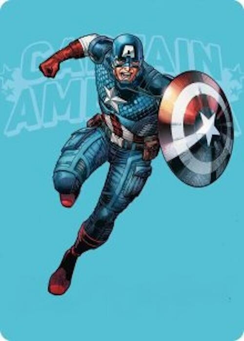 Image for Captain America, Super-Soldier Art Card (21) [Art Series: Marvel Super Heroes] - Magic: The Gathering