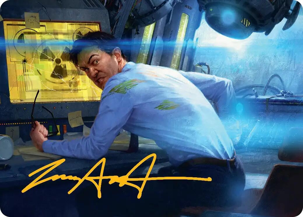 Image for Bruce Banner Art Card (Gold-Stamped Signature) (4) [Art Series: Marvel Super Heroes] - Magic: The Gathering