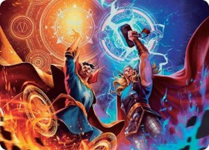 Image for We Say Thee Nay! Art Card (7) [Art Series: Marvel Super Heroes] - Magic: The Gathering