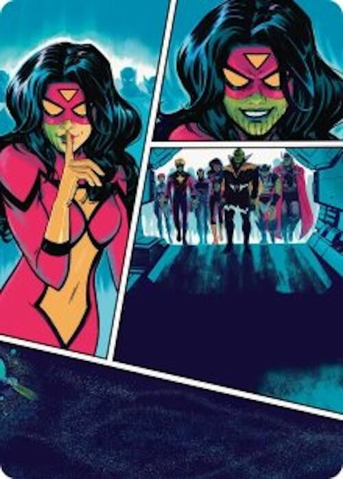 Image for Secret Invasion Art Card (18) [Art Series: Marvel Super Heroes] - Magic: The Gathering