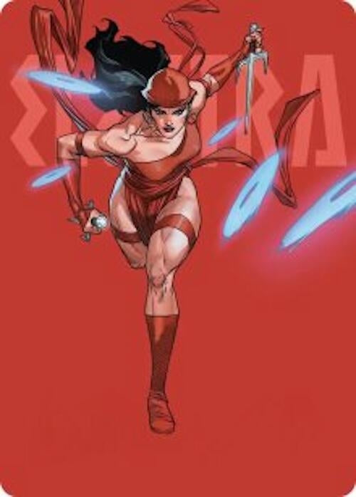 Image for Elektra, Daughter of the Hand (25) [Art Series: Marvel Super Heroes] - Magic: The Gathering