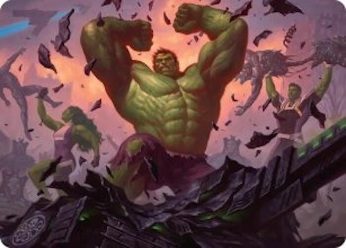 Image for HULK SMASH! Art Card (10) [Art Series: Marvel Super Heroes] - Magic: The Gathering