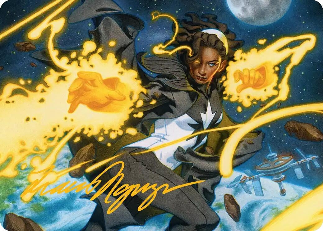 Image for Photon, Mighty Marvel Art Card (Gold-Stamped Signature) (34) [Art Series: Marvel Super Heroes] - Magic: The Gathering