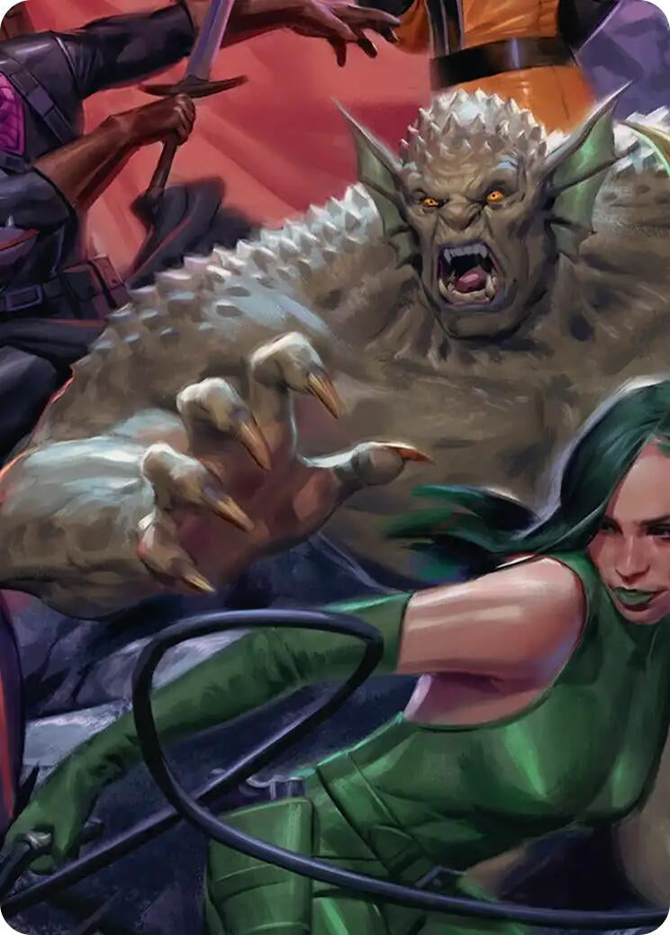 Image for Abomination, Irradiated Brute Art Card (11) [Art Series: Marvel Super Heroes] - Magic: The Gathering