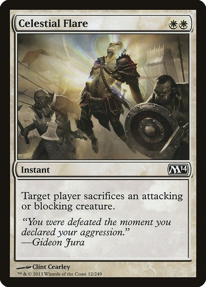 Image for Celestial Flare (12) [Magic 2014 (M14)] - Magic: The Gathering