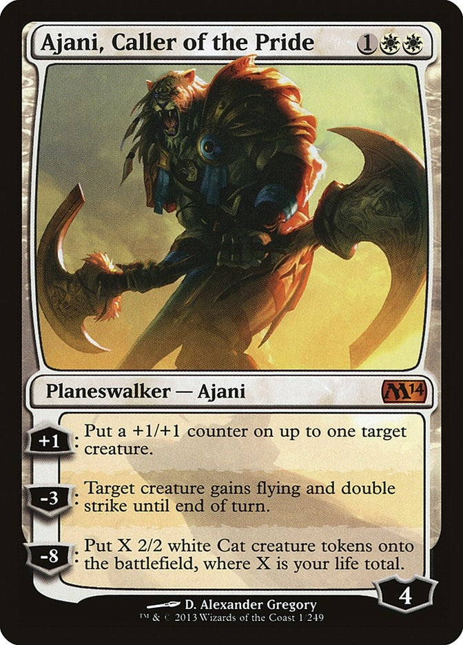 Image for Ajani, Caller of the Pride (1) [Magic 2014 (M14)] - Magic: The Gathering