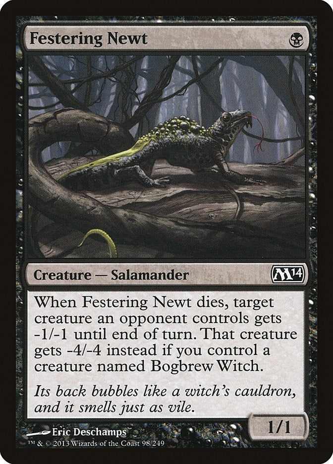 Image for Festering Newt (98) [Magic 2014 (M14)] - Magic: The Gathering