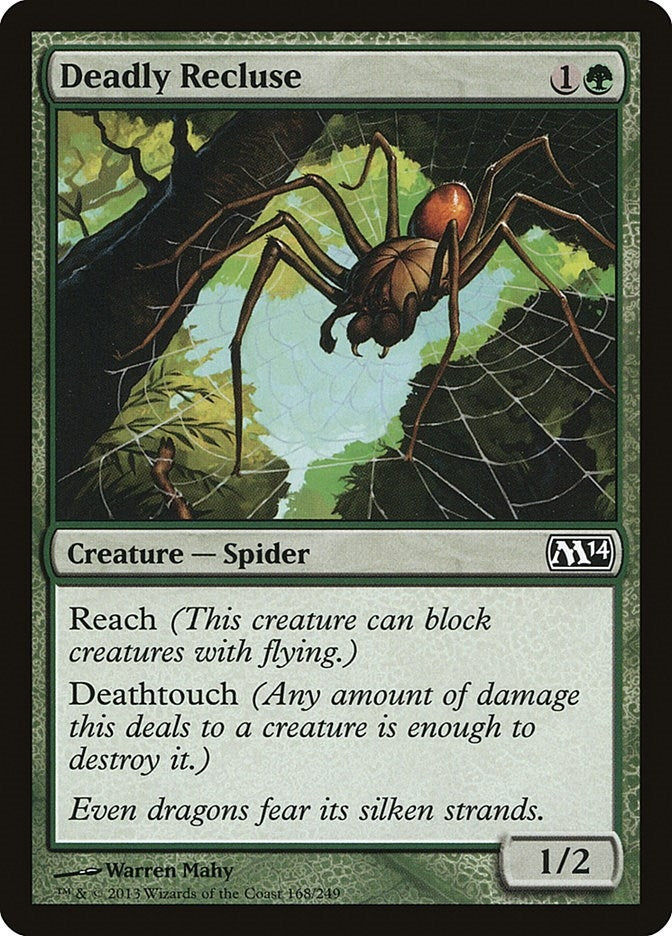 Image for Deadly Recluse (168) [Magic 2014 (M14)] - Magic: The Gathering