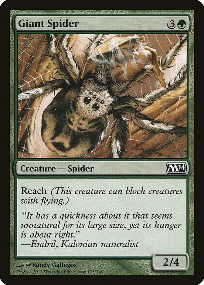 Image for Giant Spider (175) [Magic 2014 (M14)] - Magic: The Gathering