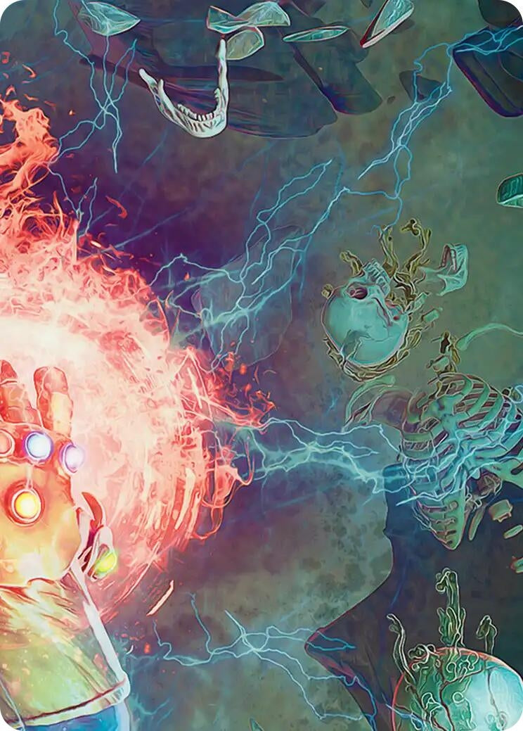 Image for Thanos, the Mad Titan Art Card (3/9) (3) [Art Series: Marvel Super Heroes] - Magic: The Gathering
