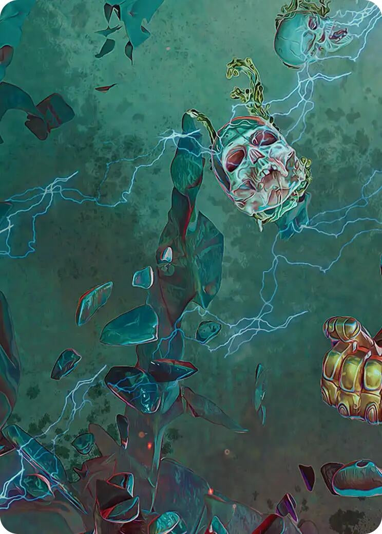 Image for Thanos, the Mad Titan Art Card (4/9) (4) [Art Series: Marvel Super Heroes] - Magic: The Gathering