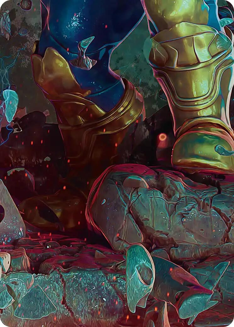 Image for Thanos, the Mad Titan Art Card (8/9) (8) [Art Series: Marvel Super Heroes] - Magic: The Gathering