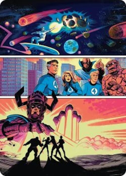 Image for The Coming of Galactus Art Card (20) [Art Series: Marvel Super Heroes] - Magic: The Gathering