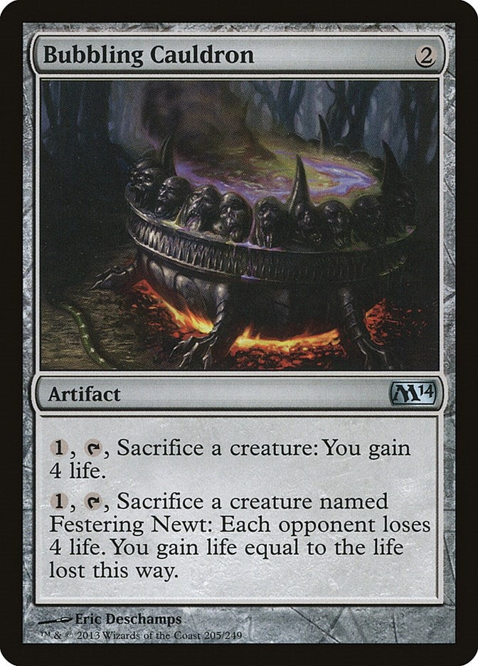 Image for Bubbling Cauldron (205) [Magic 2014 (M14)] - Magic: The Gathering
