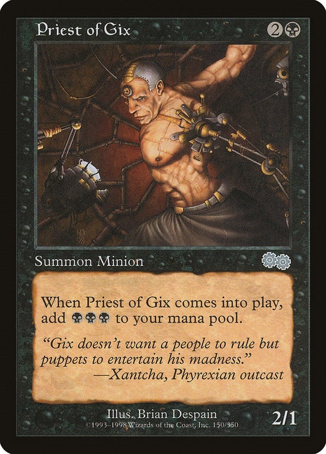 Image for Priest of Gix (150) [Urza's Saga] - Magic: The Gathering