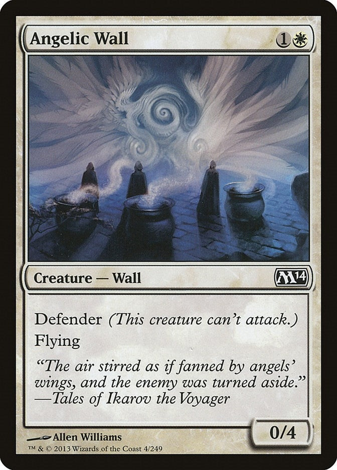 Image for Angelic Wall (4) [Magic 2014 (M14)] - Magic: The Gathering