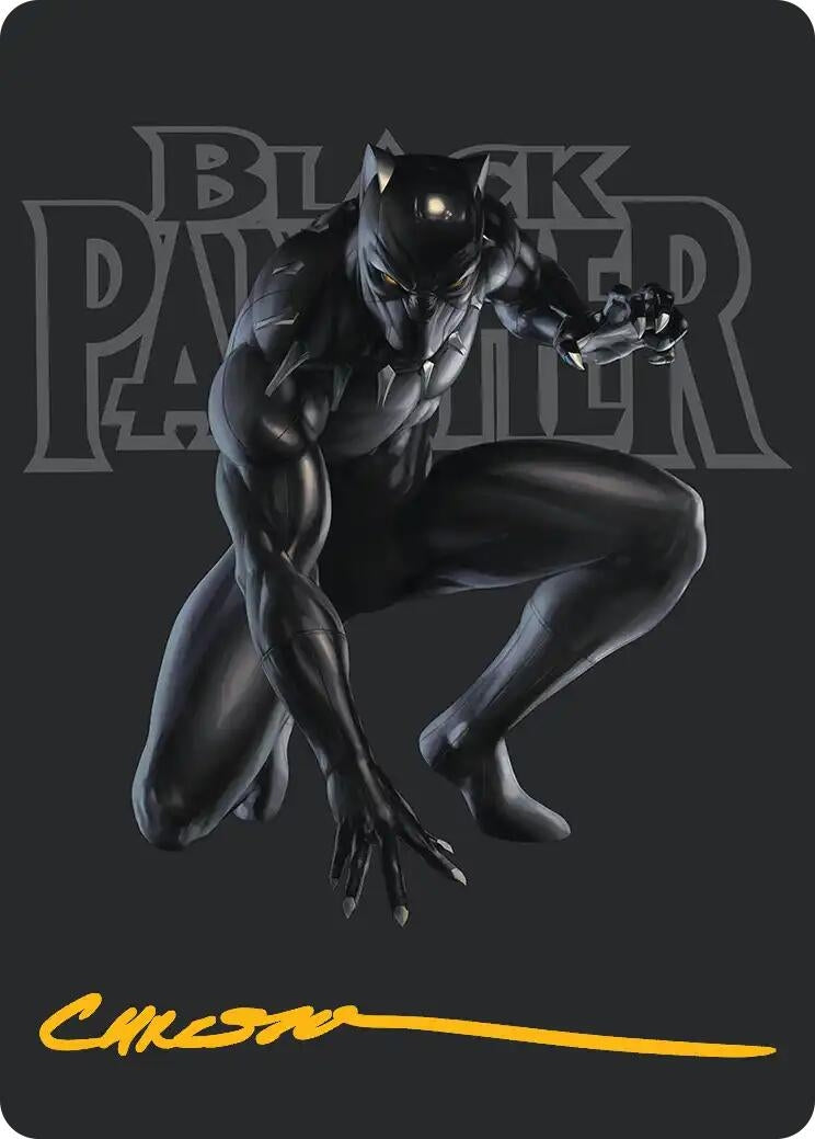 Image for Black Panther, Hope Enduring Art Card (Gold-Stamped Signature) (27) [Art Series: Marvel Super Heroes] - Magic: The Gathering