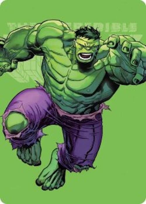 Image for The Incredible Hulk Art Card (28) [Art Series: Marvel Super Heroes] - Magic: The Gathering