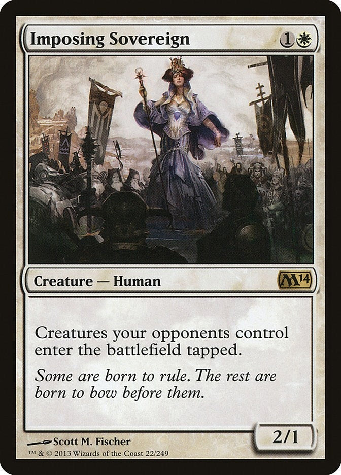 Image for Imposing Sovereign (22) [Magic 2014 (M14)] - Magic: The Gathering
