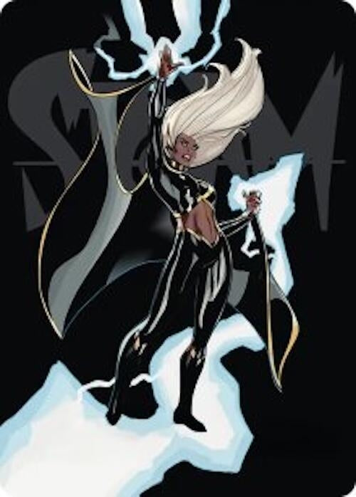 Image for Storm, Windrider Art Card (30) [Art Series: Marvel Super Heroes] - Magic: The Gathering