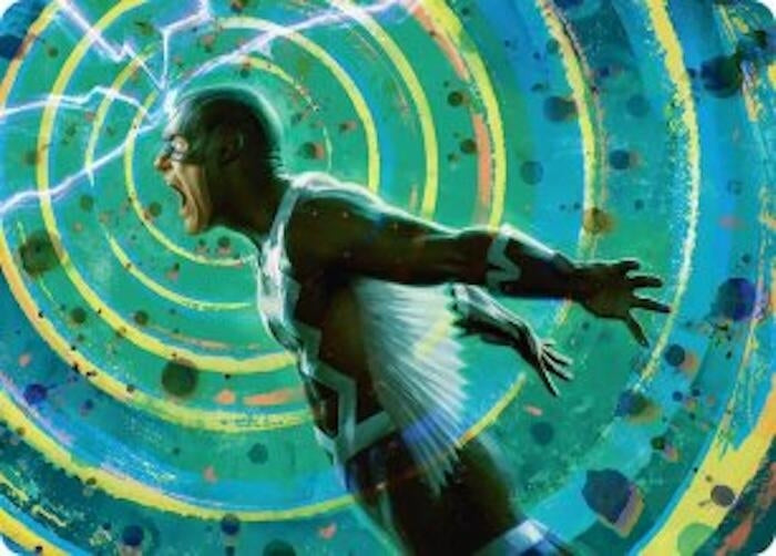 Image for Black Bolt, Inhuman King Art Card (35) [Art Series: Marvel Super Heroes] - Magic: The Gathering