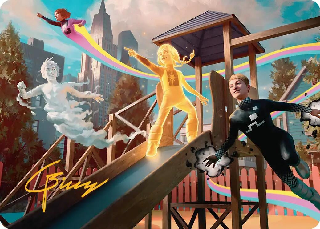 Image for Power Pack Art Card (Gold-Stamped Signature) (37) [Art Series: Marvel Super Heroes] - Magic: The Gathering