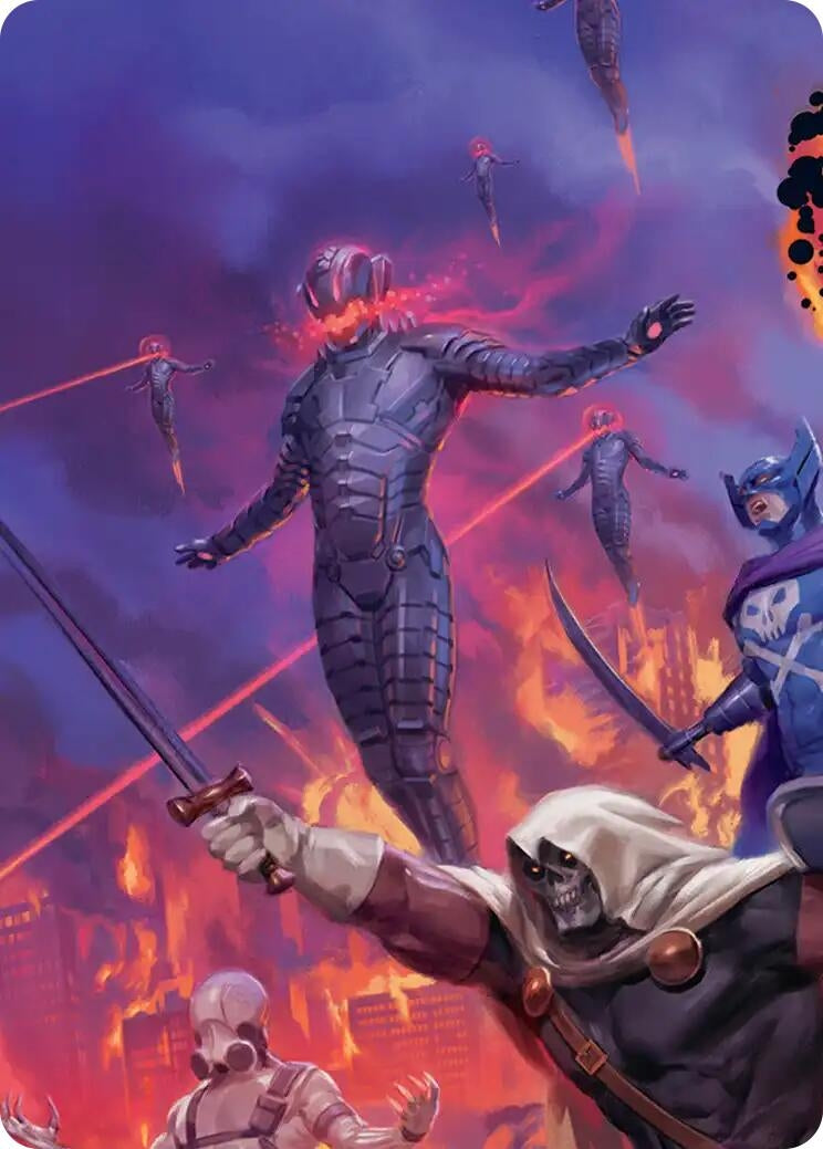 Image for Ultron, Machine Overlord Art Card (7) [Art Series: Marvel Super Heroes] - Magic: The Gathering