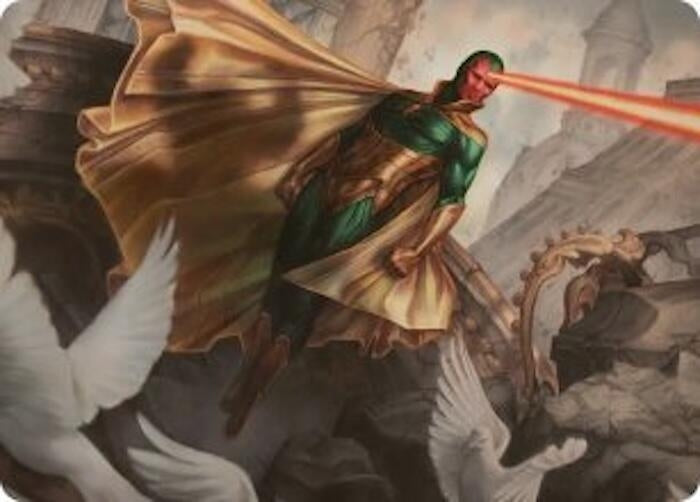 Image for The Vision Art Card (15) [Art Series: Marvel Super Heroes] - Magic: The Gathering