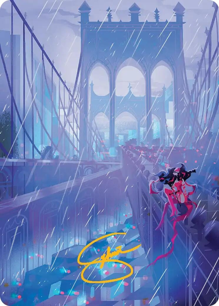 Image for Swamp Art Card (Gold-Stamped Signature) (16) [Art Series: Marvel Super Heroes] - Magic: The Gathering