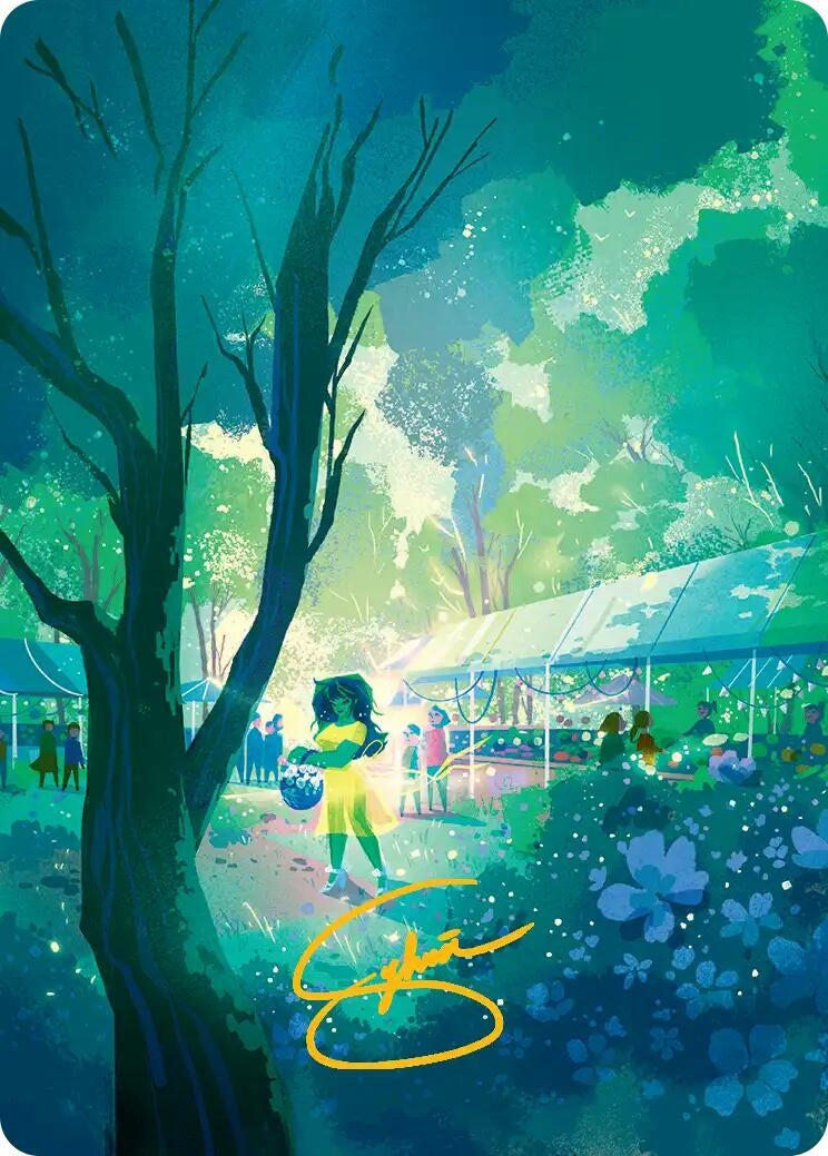 Image for Forest Art Card (Gold-Stamped Signature) (17) [Art Series: Marvel Super Heroes] - Magic: The Gathering