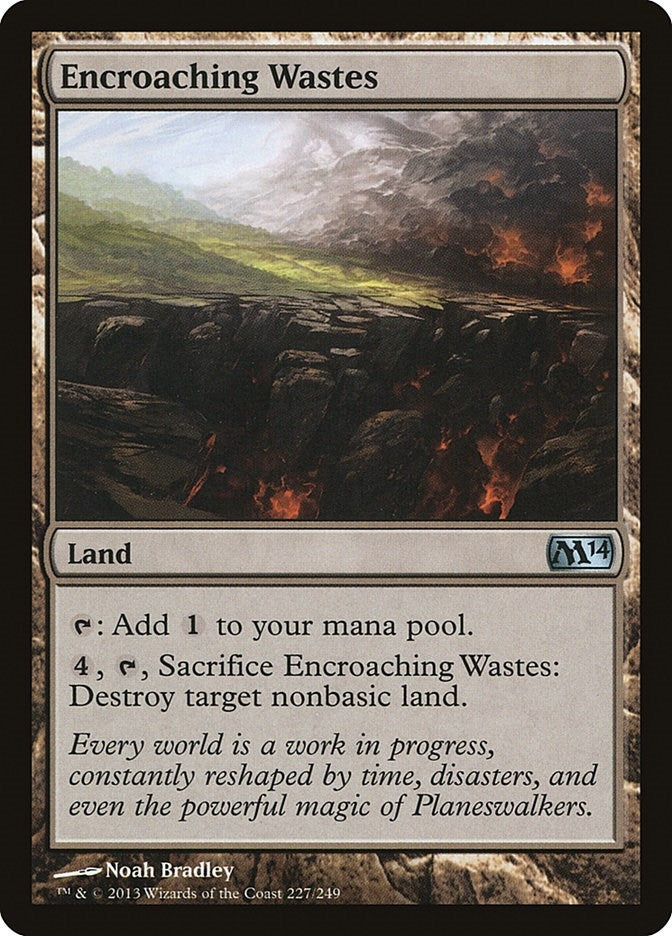 Image for Encroaching Wastes (227) [Magic 2014 (M14)] - Magic: The Gathering