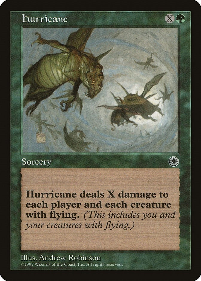 Image for Hurricane [Portal] - Magic: The Gathering