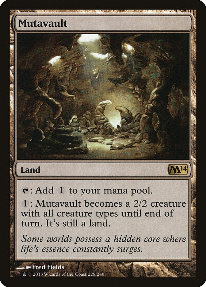 Image for Mutavault (228) [Magic 2014 (M14)] - Magic: The Gathering