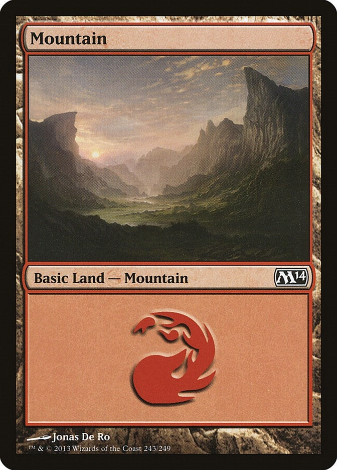 Image for Mountain (243) (243) [Magic 2014 (M14)] - Magic: The Gathering
