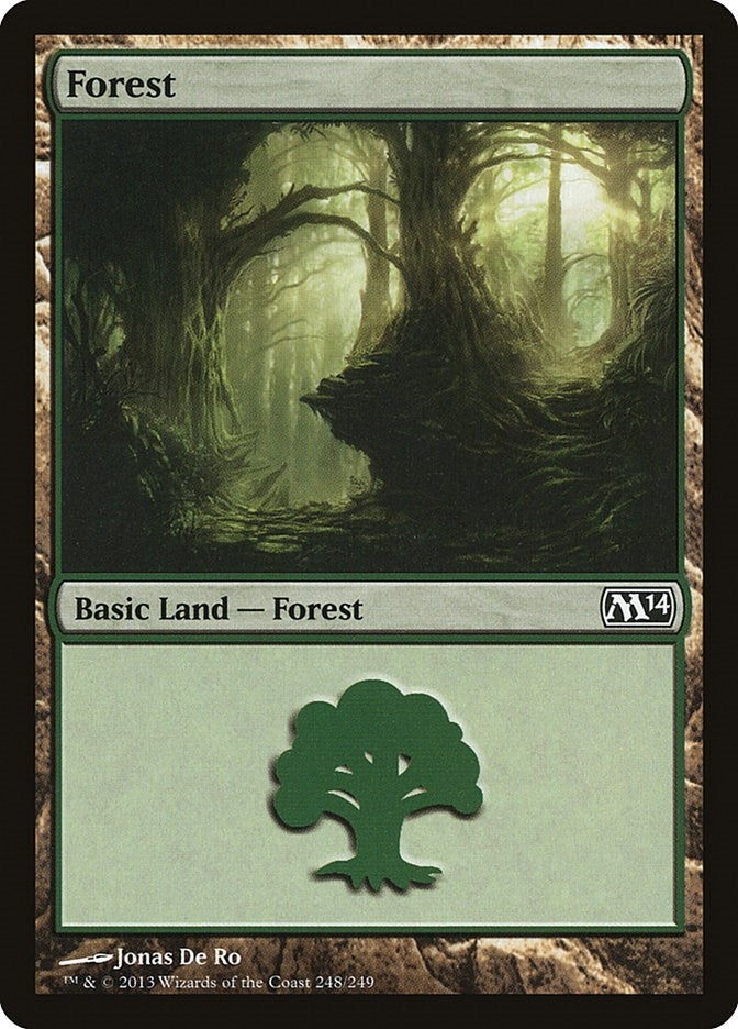 Image for Forest (248) (248) [Magic 2014 (M14)] - Magic: The Gathering