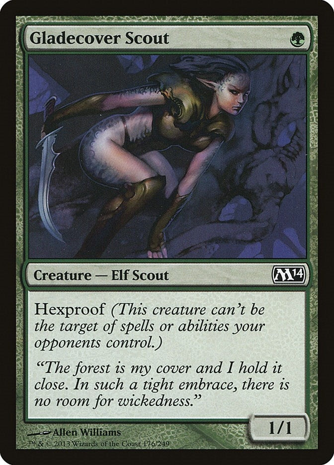 Image for Gladecover Scout (176) [Magic 2014 (M14)] - Magic: The Gathering
