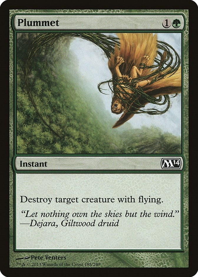 Image for Plummet (188) [Magic 2014 (M14)] - Magic: The Gathering