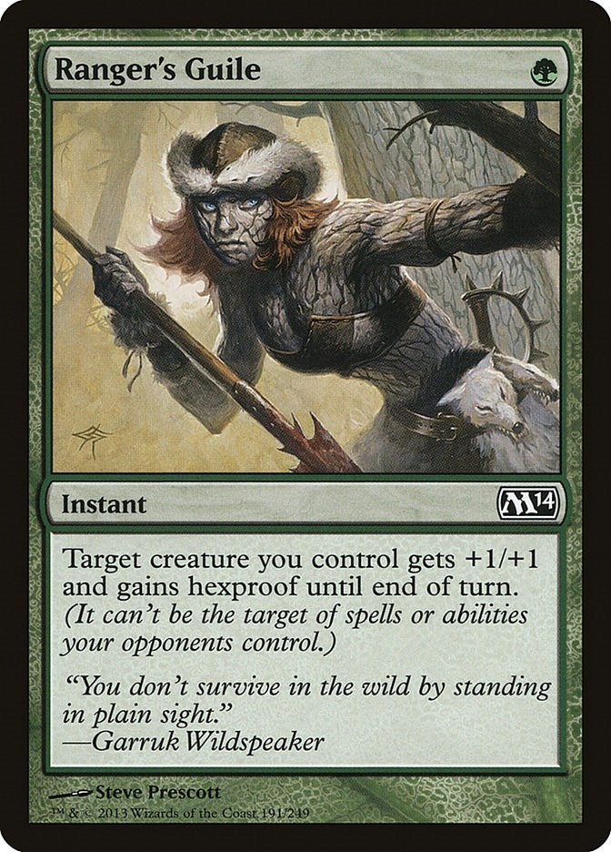 Image for Ranger's Guile (191) [Magic 2014 (M14)] - Magic: The Gathering